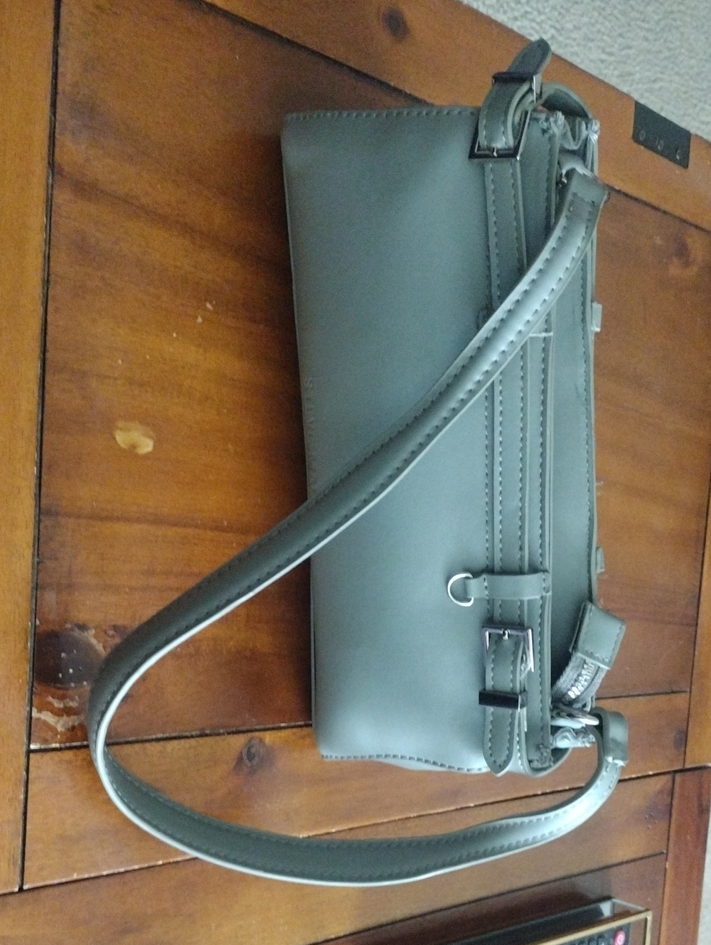 Steve Madden's Teal Messenger Crossbody Bag with Adjustable Strap
